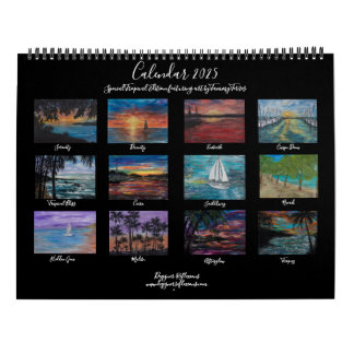 Tranquillity 2025 Calendar by Artist Tammy Terres