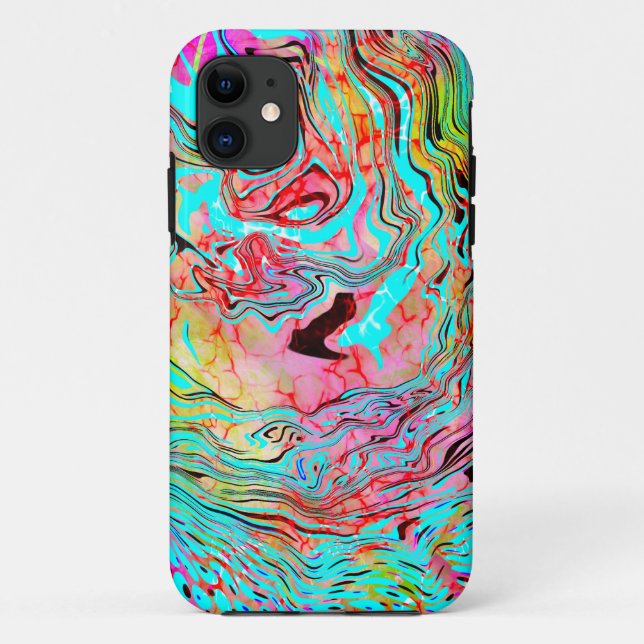 Tranquillity Abstract Fluid Art  Case-Mate iPhone Case (Back)