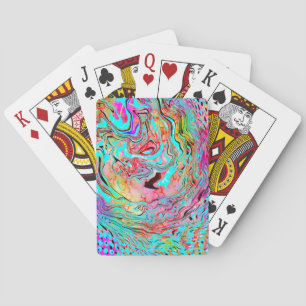 Tranquillity Abstract Fluid Art    Playing Cards