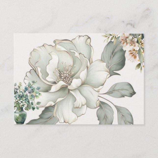 Tranquillity Blank Recipe Card (Front)
