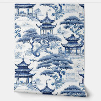 Tranquillity Blue & White Chinoiserie Garden
