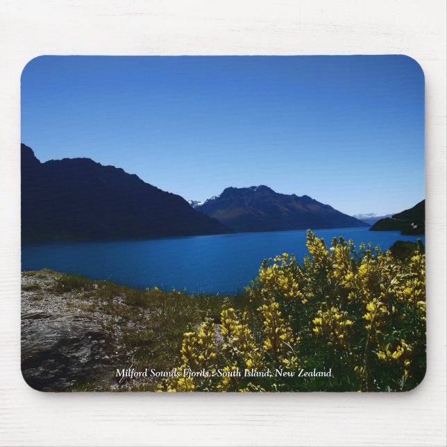Tranquillity Blues South Island, New Zealand Mouse Mouse Mat (Front)