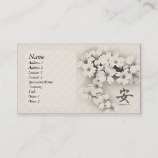 Tranquillity Business Card