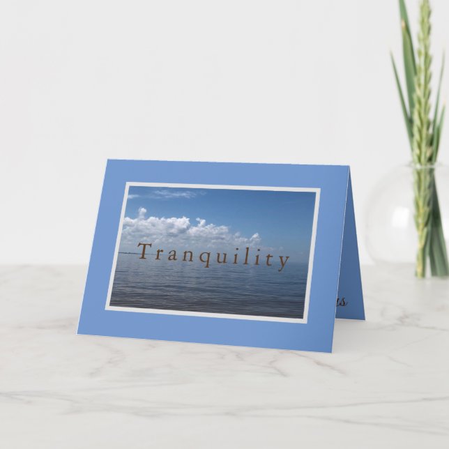 Tranquillity Card (Front)
