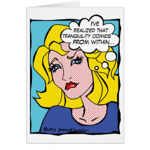 Tranquillity Comic Book Woman Massage Therapy