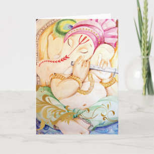 Tranquillity Ganesh Diwali Card