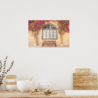 Tranquillity in Bloom – A Quiet Moment in Rabat Poster