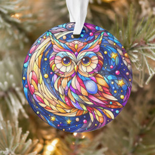 Tranquillity in Glass A Floral Stained Glass Windo Ornament