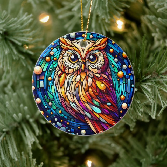 Tranquillity in Glass Bench And Flowers On Stained Ceramic Tree Decoration (Tree)