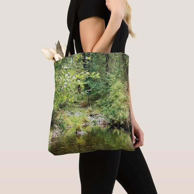 Tranquillity in the woods....... tote bag (Close Up)
