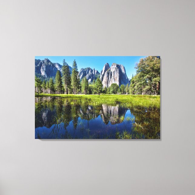 Tranquillity In Yosemite Canvas Print (Front)