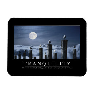 Tranquillity: Inspirational Quote Magnet