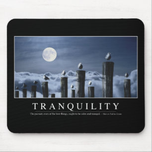 Tranquillity: Inspirational Quote Mouse Mat