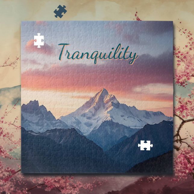 Tranquillity | Mountains and Clouds Jigsaw Puzzle (Creator Uploaded)
