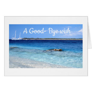 Tranquillity ocean greeting card