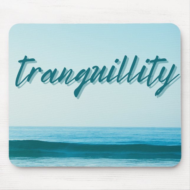 Tranquillity Ocean Mouse Mat (Front)