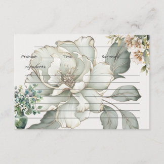 Tranquillity Recipe Card