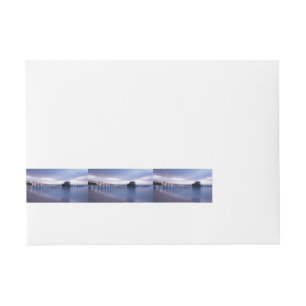 Tranquillity Wraparound Address Label