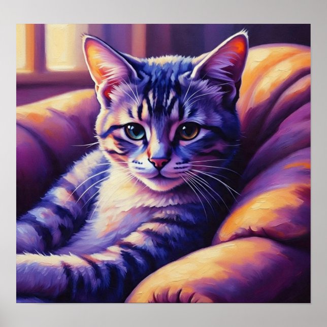 TranquilTabbyCat Poster (Front)
