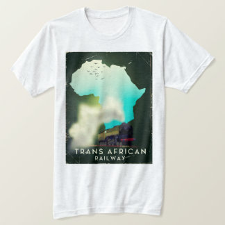 Trans African Railway Travel poster T-Shirt