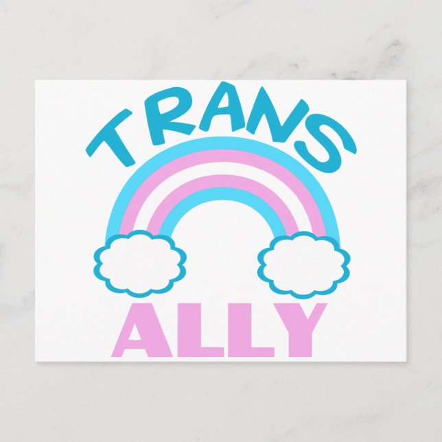 Trans Ally Postcard (Front)
