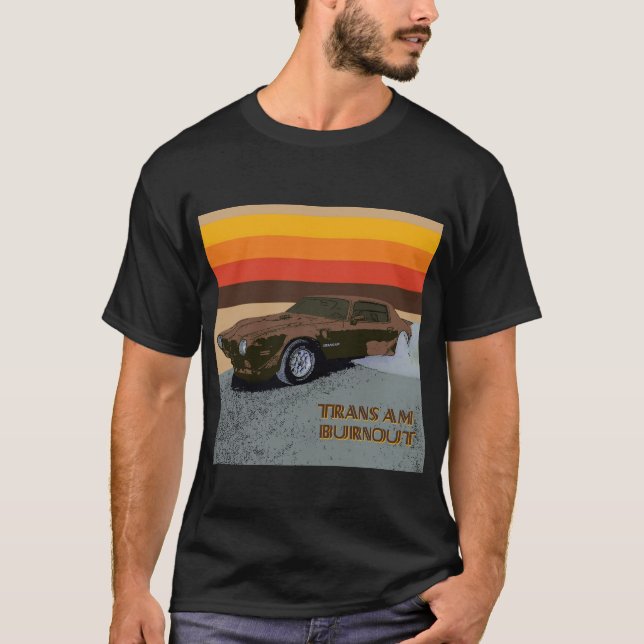 Trans Am Burnout T-Shirt Dark (Front)