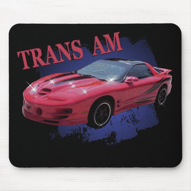 TRANS AM RED & READY MOUSE MAT (Front)