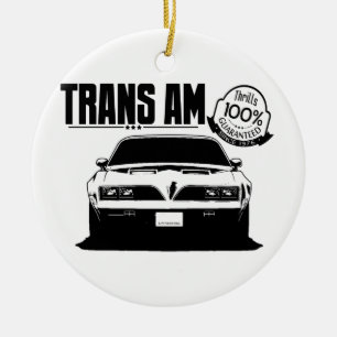 Trans Am Thrills Guaranteed Ceramic Tree Decoration