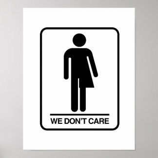 Trans Bathroom Sign