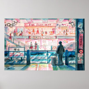 Trans City - Subway Station Poster