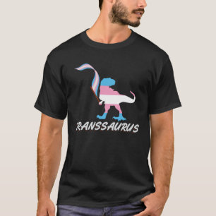 Trans Dinosaurs Transexual Transgender Flag LGBT A T-Shirt
