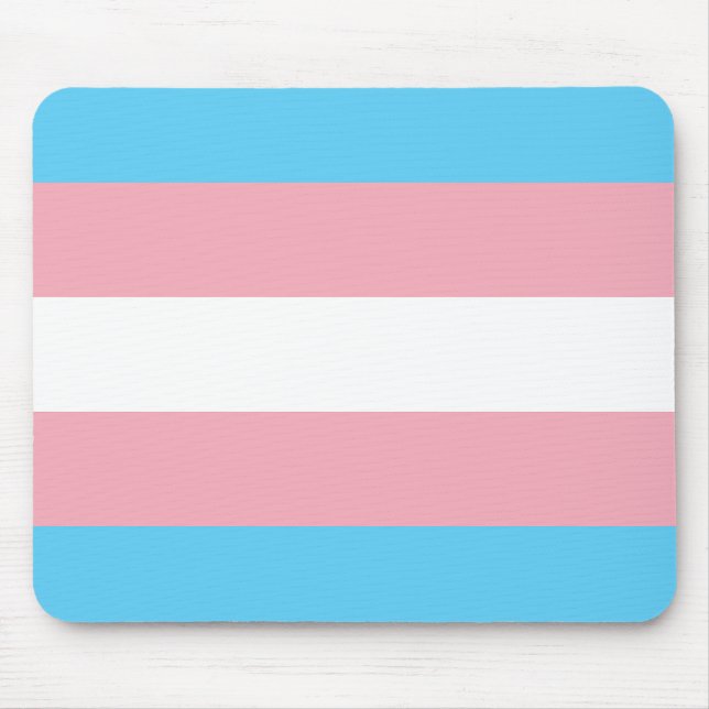Trans Flag Mouse Mat (Front)