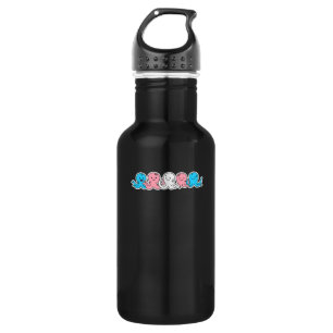 Trans Flag Octopus Design for proud Trans People 532 Ml Water Bottle