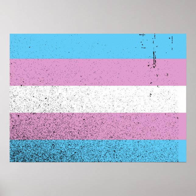 TRANS FLAG ORIGINAL -.png Poster (Front)
