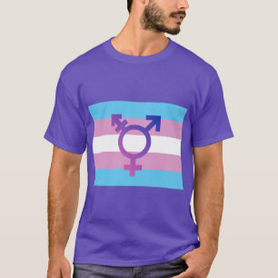 TRANS FLAG ORIGINAL WITH SYMBOL T-Shirt