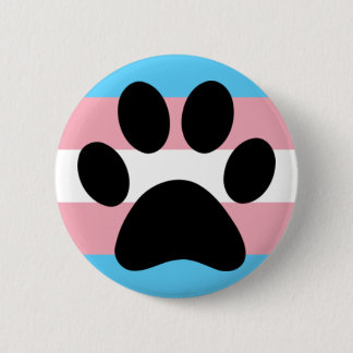Trans furry pride 6 cm round badge