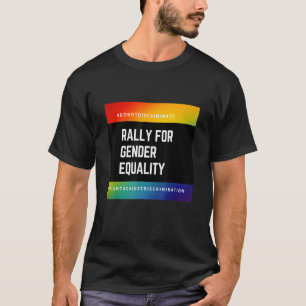 Trans Gender Lgbt Rally For Gender Equity Pride T-Shirt