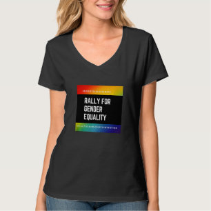 Trans Gender Lgbt Rally For Gender Equity Pride T-Shirt