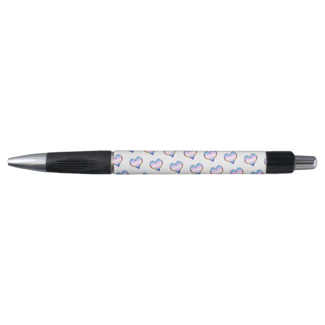 Trans Heart Pattern Pen (Front)