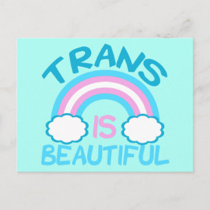 Trans is Beautiful Postcard