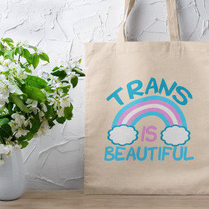 Trans is Beautiful Tote Bag