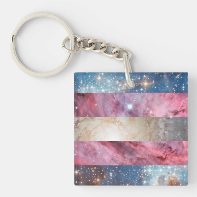 Trans nebula keychain (Front)