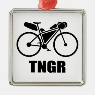 Trans North Georgia Race Bikepacking Metal Tree Decoration