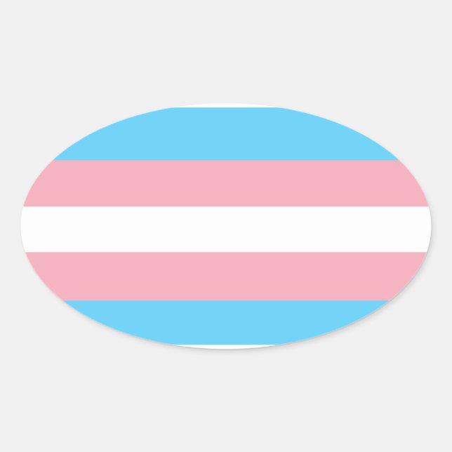 trans oval sticker (Front)