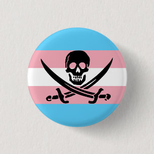 Trans Pirate Button
