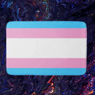 Trans Pride Bath Mat: Embrace Every Colour Bath Mat