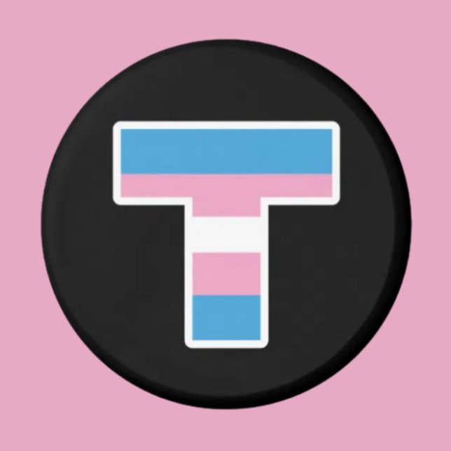 Trans Pride Capital T Magnet (Creator Uploaded)