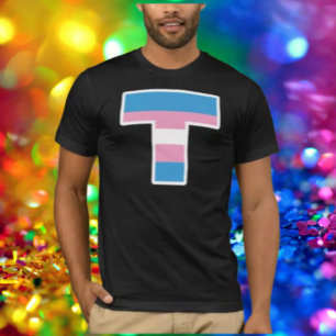 Trans Pride Capital T Tee