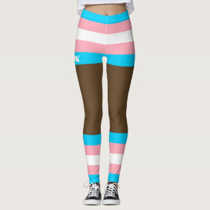 Trans Pride Faux Shorts & Legs Leggings