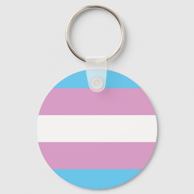 Trans Pride Flag - (2) Key Ring (Front)